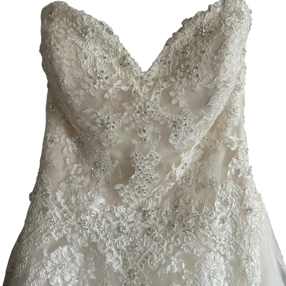 Elegant Lace Wedding Dress - Picture 4 of 16